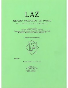 Laz metodo de solfeo 5º acompanamiento